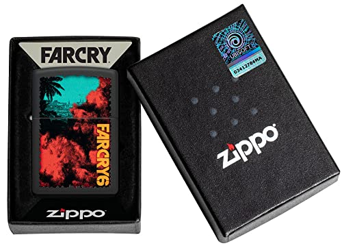 Image of Zippo Unisex-Adult Gaming Lighters, Black Matte Far Cry 6