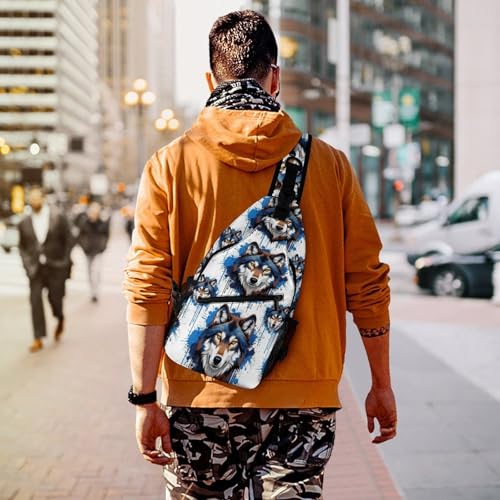 Bolso ligero tipo bandolera ajustable para hombre y mujer miniatura 7