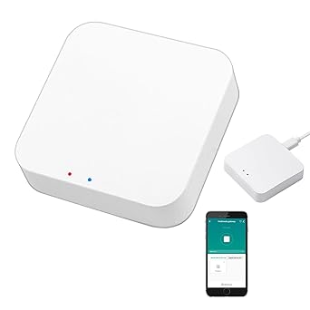 Smart Multi-Mode Gateway ZigBee 3.0 & Bluetooth & Mesh Hub, App Remote Control, Intelligent Bridge Wireless Smart Home Gateway Voice Control via Alexa/Google Home ONLY Support Tuya Smart Devices