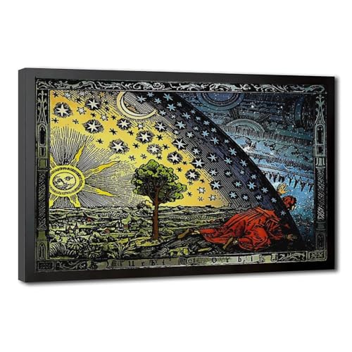 Impression sur toile WCYB Flammarion, cadre à suspendre, décoration murale moderne