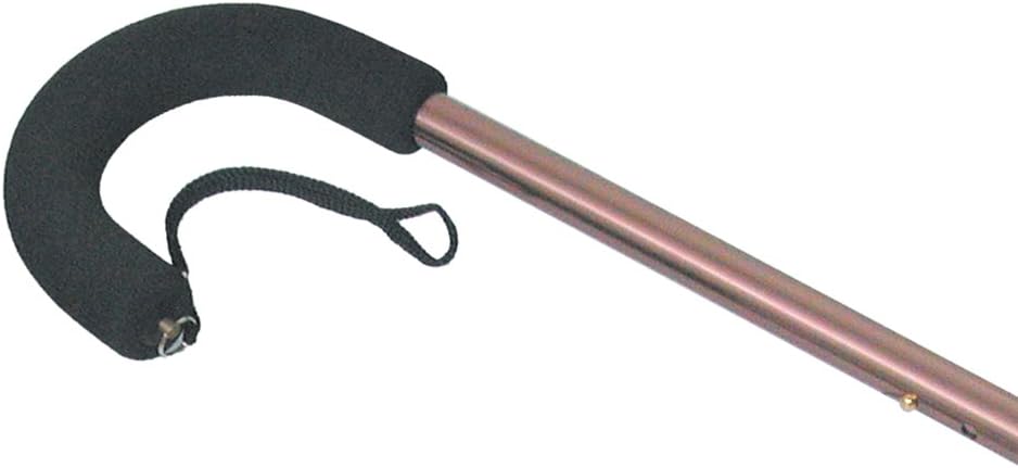 Review DMI Deluxe Adjustable Metal Classic Walking Cane, Walking Stick, Foam Padded Grip, Bronze