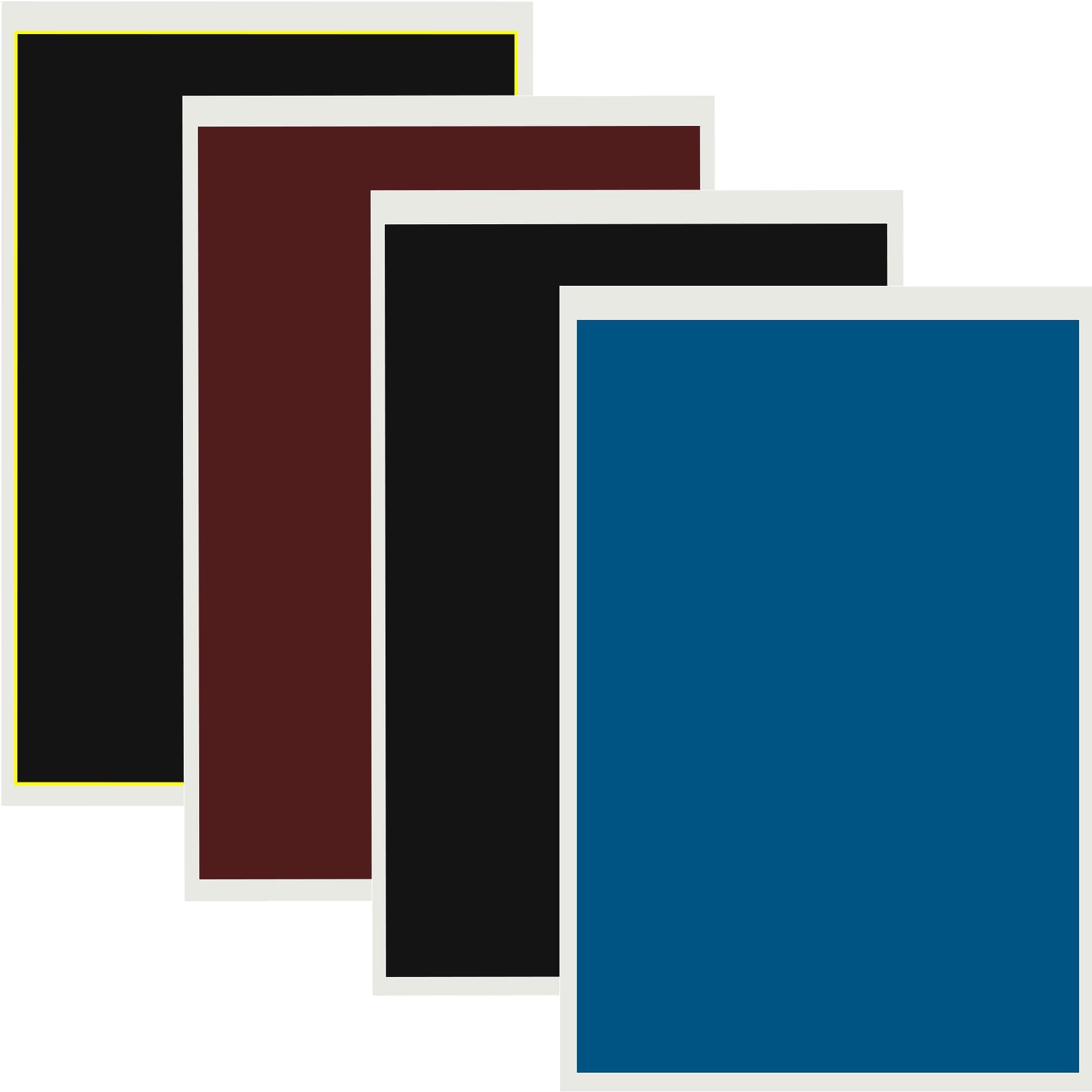 4 Pieces Laser Engraving Marking Paper 39x27CM Engraving Color Paper Laser Marking Paper for Ceramics Glass Metal Laser Cutting and Engraving