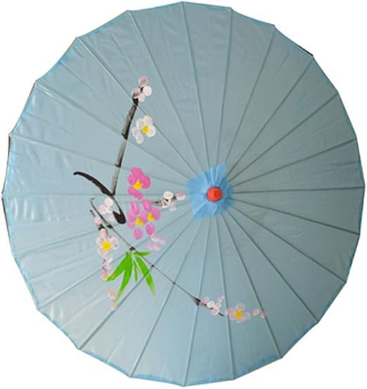 JapanBargain, Japanese Parasol Asian Chinese Nylon Umbrella Parasol for Photography Cosplay Costumes Wedding Party Home Decoration Kids Size, 22 inch