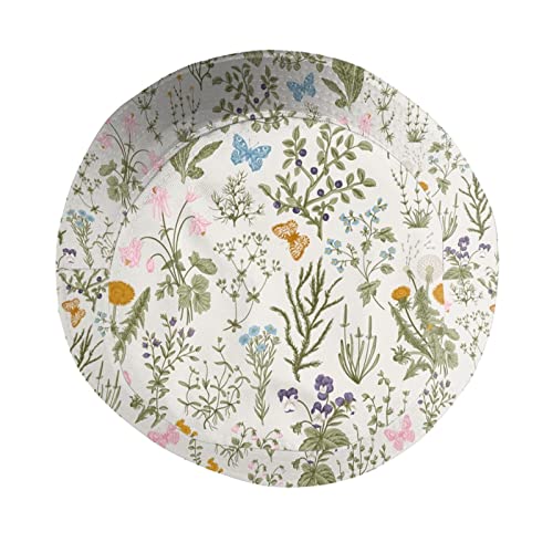 Voohddy Vintage Wild Flowers Herb Floral Bucket Hat Sun Beach Packable Fisherman Cap For Women Men Summer Outdoor Hiking thumb #3