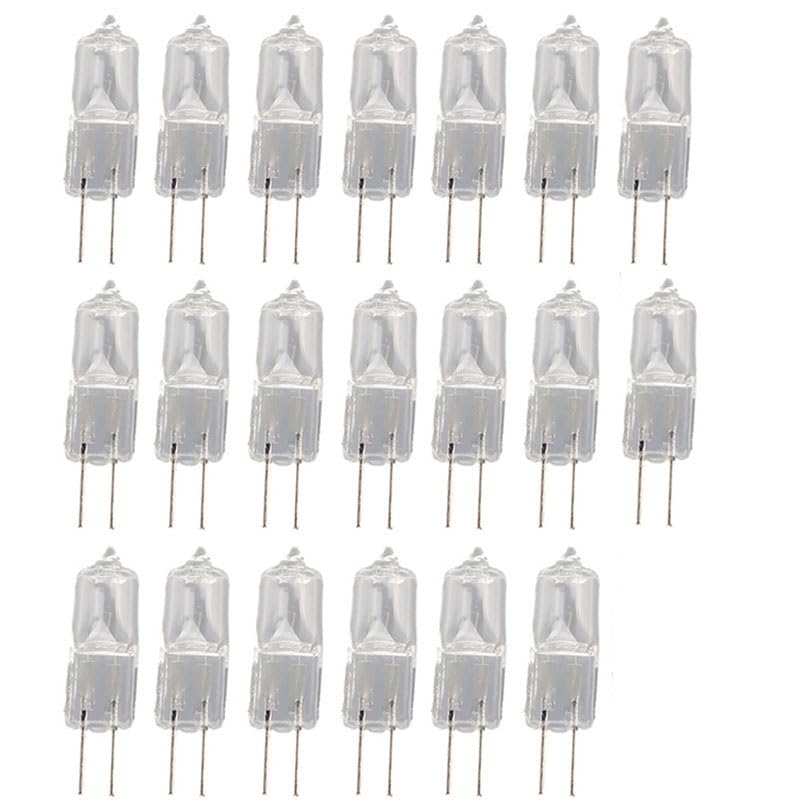 JZLBBC G4 Halogen Light Lamps 20W 6V 30W 40W 6V G4 Halogen Bulbs G4 Halogen Base Lamp G4 Warm White Dimmable,40W,20Pc