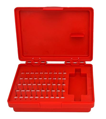 Miniatura 20 de HHIP 4101-0012 (M2-) Juego de calibradores de pasador (0.251" - 0.500"), 250 piezas