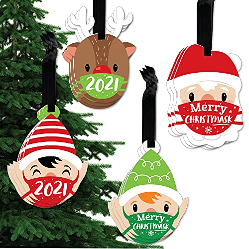 Big Dot of Happiness Merry Christmask - 2021 Quarantine...