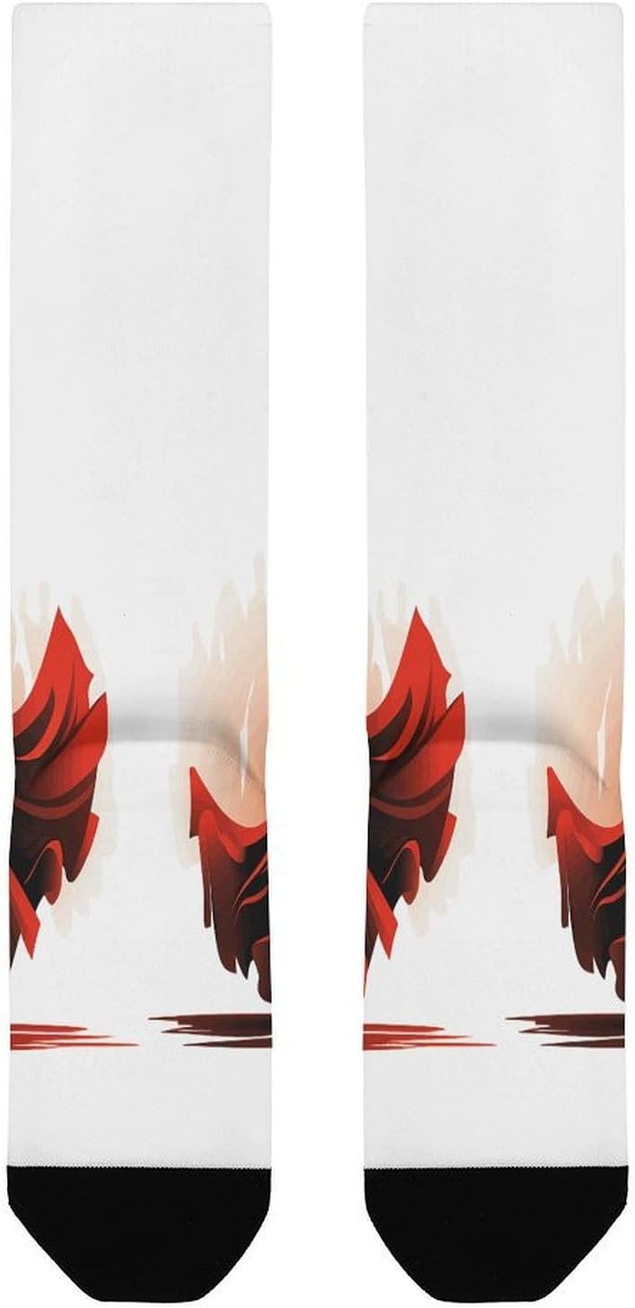 Ballroom Dance Crew Socks Calf Socks Athletic Crew Sock