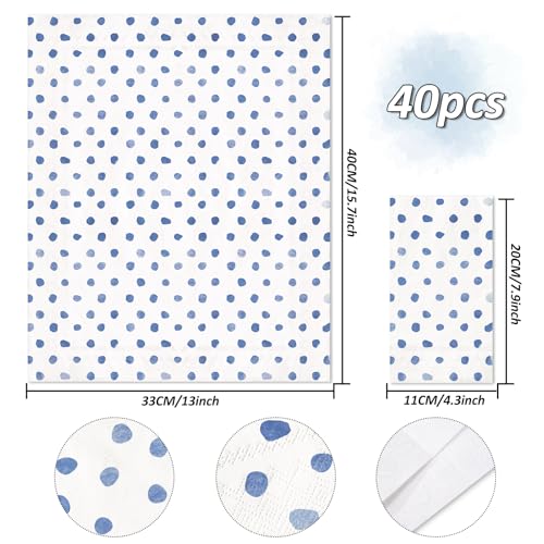 Servilletas de mano desechables de papel para decoración de mesa de baño y fiestas 2