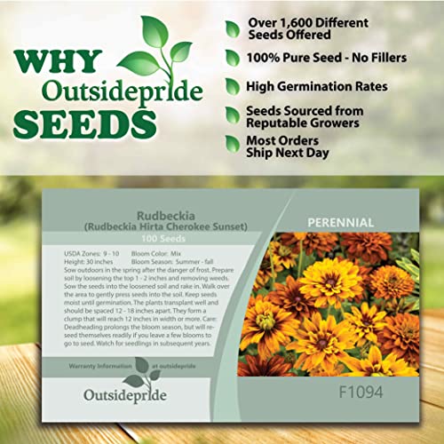 Outsidepride Rudbeckia Hirta Cherokee Sunset Garden Cut Flower Mix - 100 Seeds #TOP3