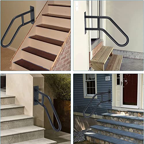 Rambarde en U pour escalier d'entrée : sécurisez vos marches de garage et jardin facilement - 4