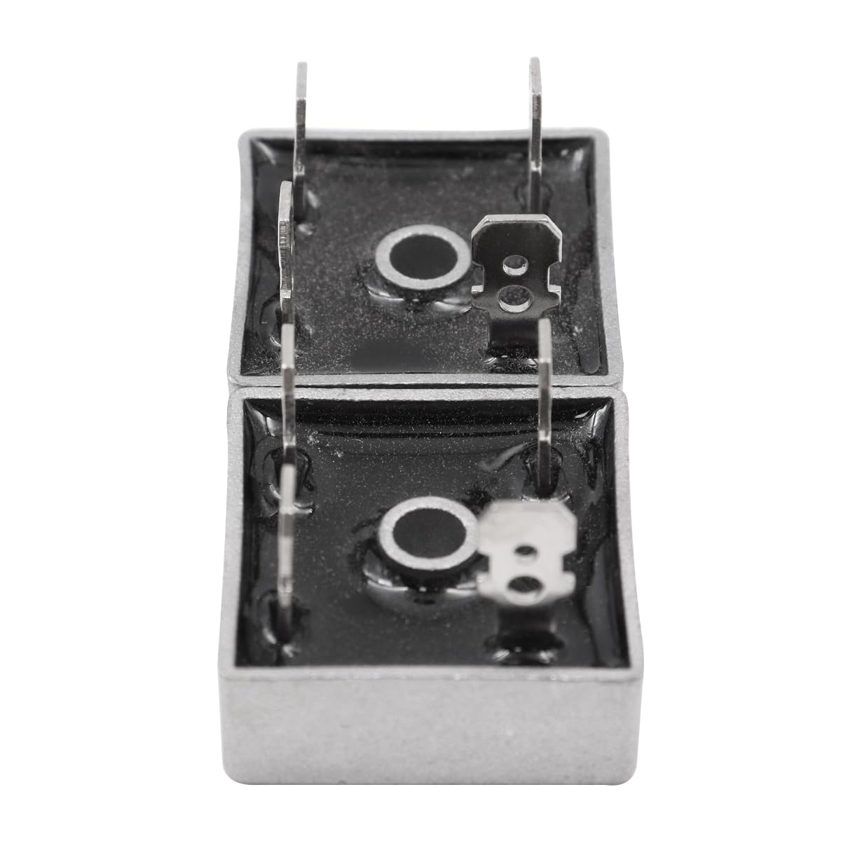 Sarini KBPC3510 Set di diodi raddrizzatore a Ponte,35 A 1000 V Custodia in Metallo 4 Pin Foro Passante - Ponte a diodi monofase a Onda Intera,Corrente Elevata