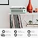 Record Player for Vinyl with Speakers Turntable Vinyls Records Belt-Driven Turntables 3-Speed 3 Size Wireless Bluetooth Headphone AUX-in RCA Line LP Vinyl Players Auto Stop New Sleek Pale Green