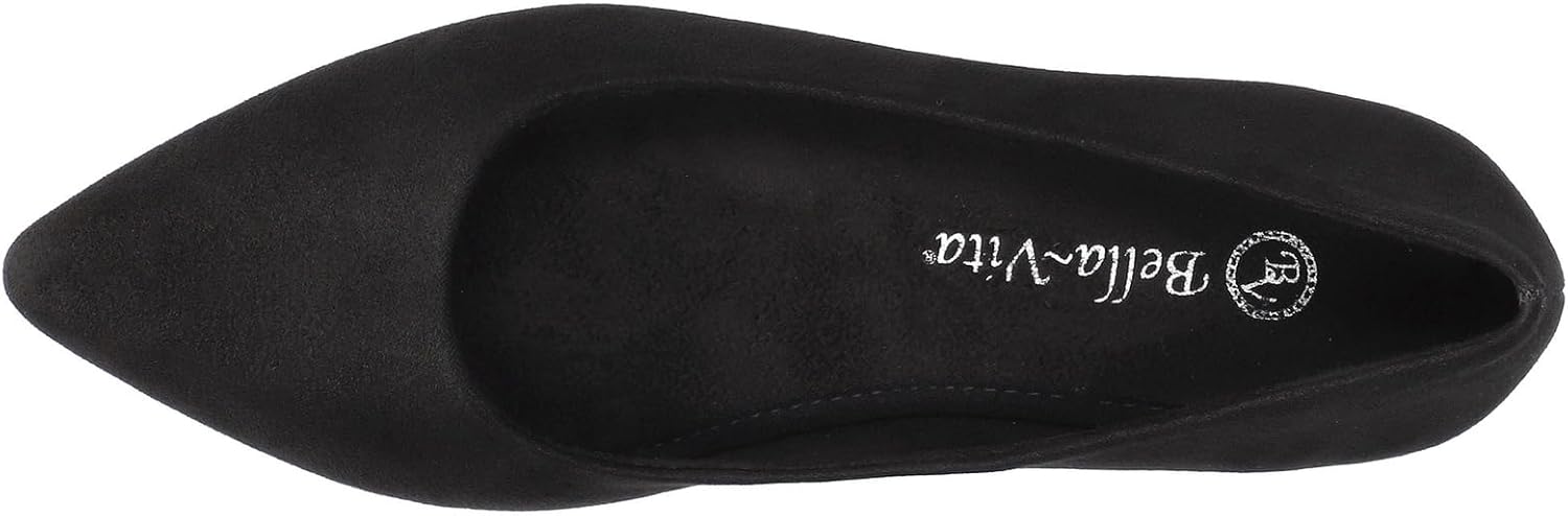 Bella Vita Mireya Womens Slip On 6 BM US BlackSuede