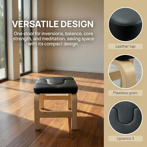 Image of Yoga Headstand Bench, Inversion Chair,Improve Sleep and Stress Relief, Fat Burning and Balance Training, Body Shaping,Ideal for Workout, Fitness and Gym, for Both Beginner and Experience Yogis