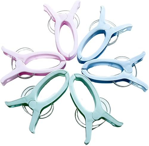 Madam Sew Abrazaderas de acolchado jumbo | 6 clips extra grandes para proyectos de costura, encuadernación y manualidades | apertura de 5 pulgadas