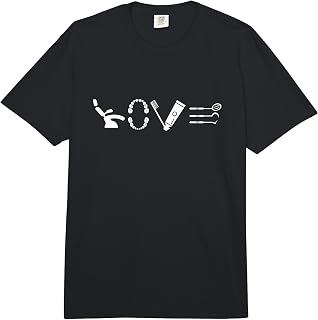 Dental Love Dentist Hygienist Comfort Colors Adult Heavyweight T-Shirt