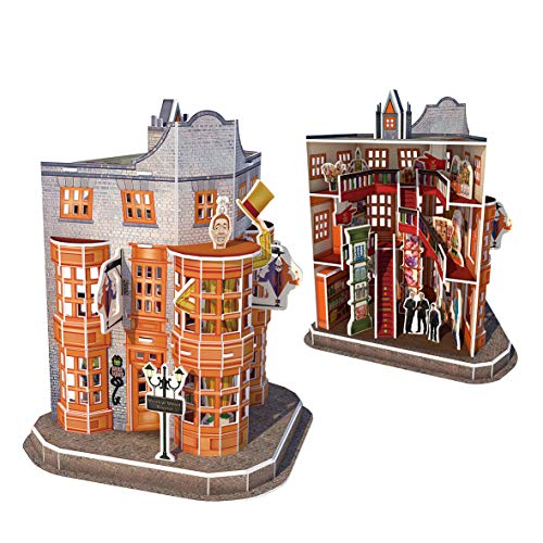 World Brands Ds1007H Harry Potter Weasley's Joke Articles Store, Cubic Fun, Assembling Models, 3D Puzzles, Building Kit, Multicoloured #TOP2