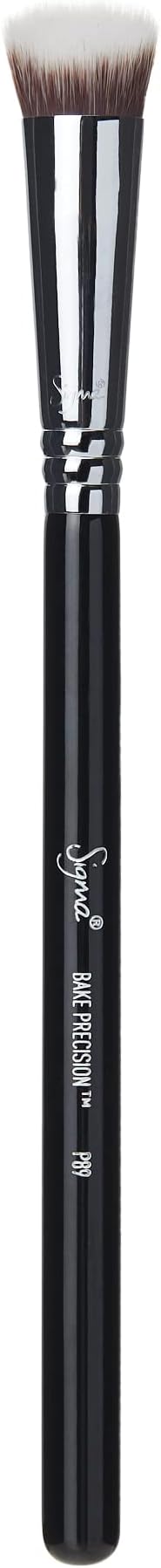 P89 - Bake Precision. Professional Face & eyes makeup brushes, Cruelty-free & vegan, Water-proof & soft synthetic fibers