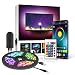 Nexillumi LED Strip Lights with Remote, APP Control TV LED Backlight RGB LED Strip USB Powered for 24 Inch-60 Inch TV,Mirror,PC, Sync to Music, Bias Lighting, 5050 RGB for Android iOS