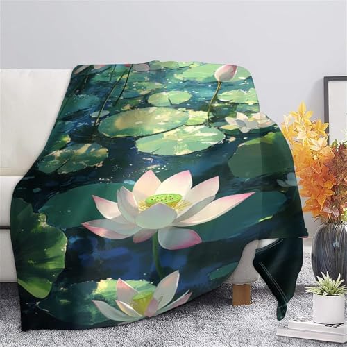 Couverture lotus pour canapé le plaid idéal des soirées cocooning