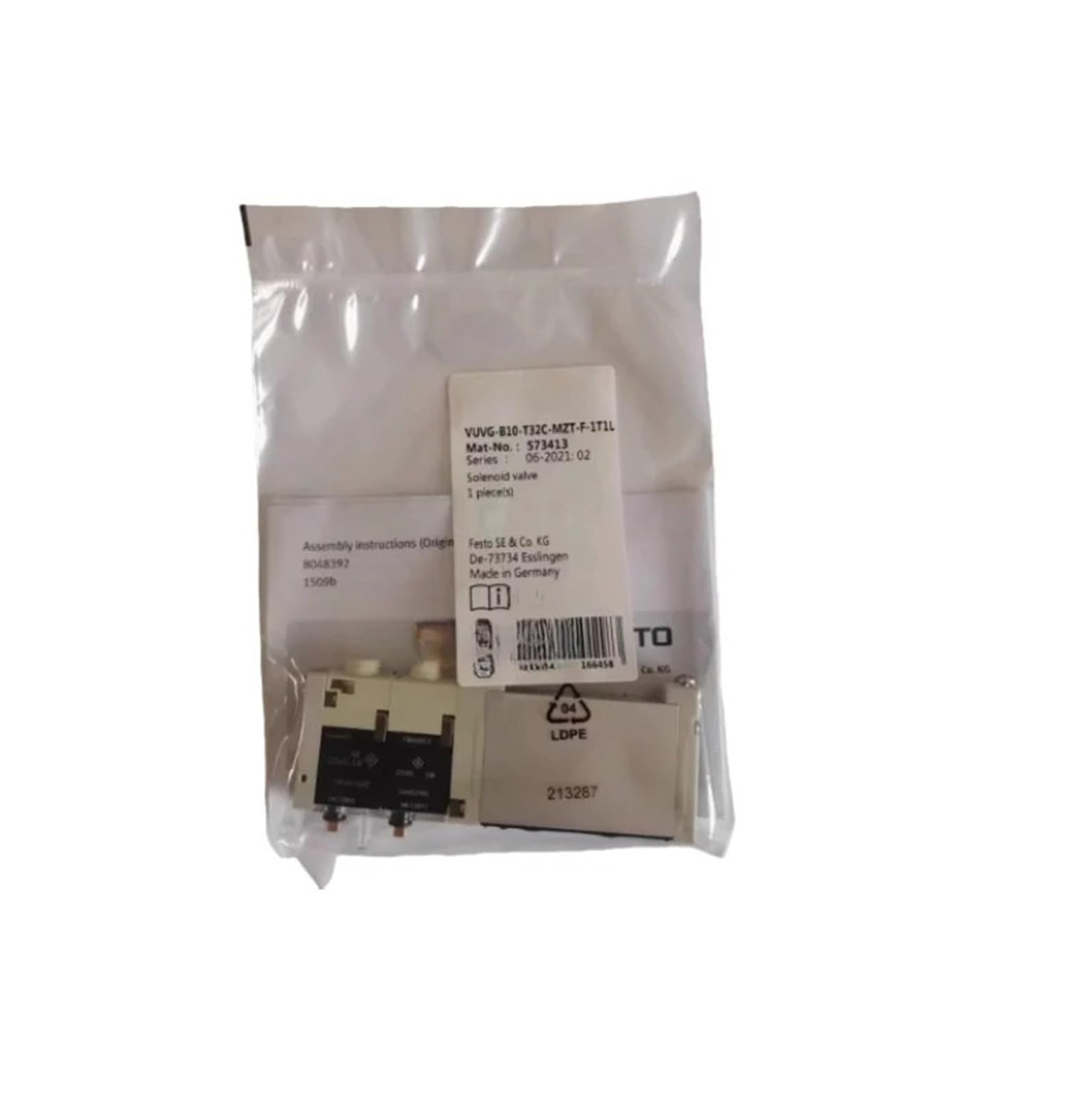 Jpvlcndj B10-T32c-Mzt-F-1T1l Solenoid Valve Vuvg- Vuvg-B10-T32c-Azt-F-1T1l Vuvg-B10-M52-Rzt-F-1T1l Vuvg-B10-M52-Mzt-F-1(B10-T32c-Mzt-F-1T1l)