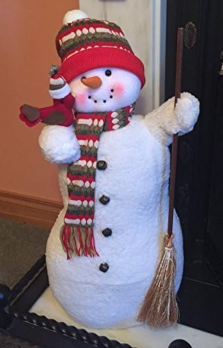 Wheels N Bits NEW XL Large 70cm ICE Frozen Snowman Christmas Figure Xmas Decoration Fire Side