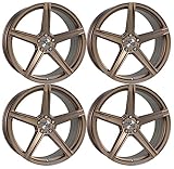 4x MB Design Felgen KV1S 9.5Jx20 ET25 5x112 Bronze hell matt kompatibel mit Audi RS4 RS5 RS6 RS7