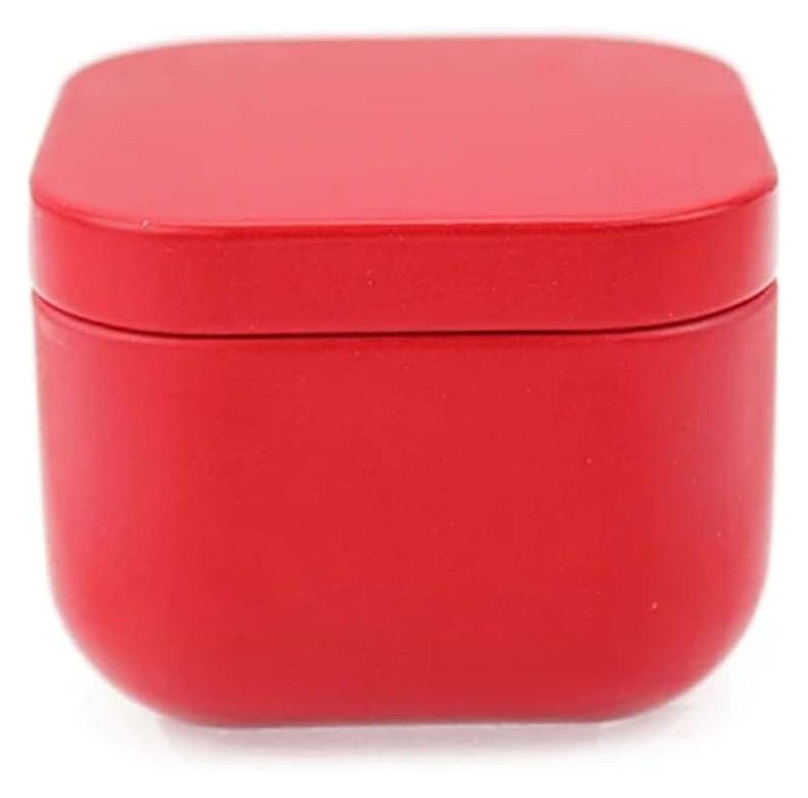 Słoiki na świece 12/24 szt. Puste kwadratowe słoiki 50 ml metalowe puszki puste pojemniki pudełka doniczki słodycze do przechowywania w domu organizer z pokrywkami(Red,24pcs)