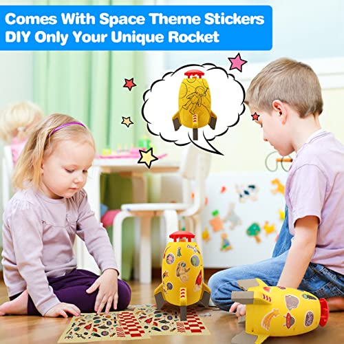 Water Rocket Sprinkler Toy Launcher - Outdoor Water Toys Splash Sprinklers For Kids, Summer Water Toy Play Rocket Launch Spray Toy For Boys Girls Outside Backyard Water Toys For Toddler Kids Ages 3+ #TOP3