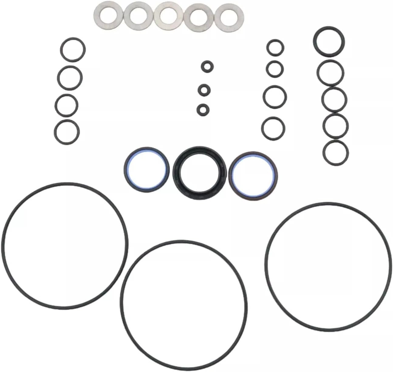 Steering Valve Seal Kit 150L4054 SK143 Compatible with Sauer Danfoss Engines Compatible with Hyster Yale Forklift Compatible with Midwest Engines