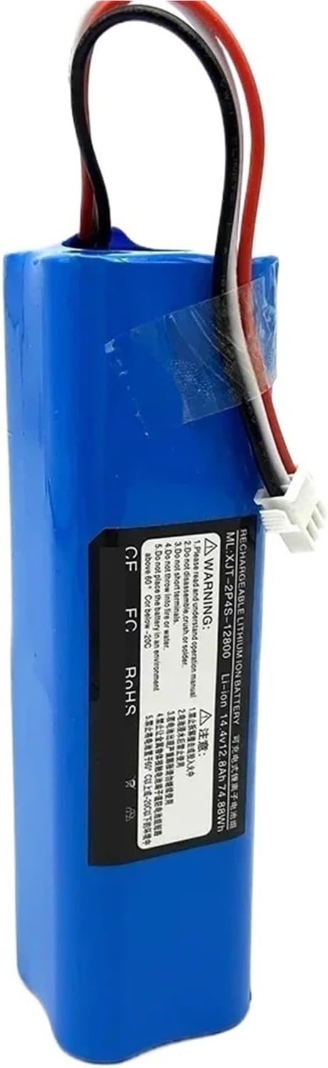 14.4V 5200mAh M26 4S2P Lithium Ion Battery，Compatible For Proscenic，Pro M9 Pro M8 Pro M7 R1 Rechargeable Lithium Ion Robot Vacuum Cleaner