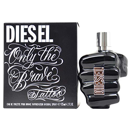 Lociones, Beauty Diesel Diesel only the brave tattoo eau de toilette spray 4.2 oz, 125 ml