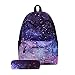 TTD Galaxy Pattern Sacs à Dos Scolaire Kids Girls Boys Sac léger pour randonnée Voyage Camping-Étoile