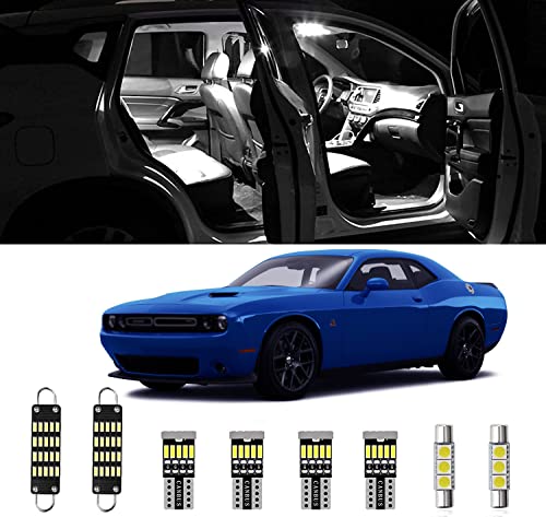 Kit de 10 luces LED interiores para Dodge Challenger miniatura 1