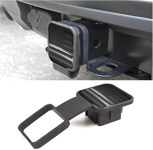 Cubierta de enganche de remolque de 2 pulgadas, tapa de inserción de tubo de bandera estadounidense para receptores de 2 pulgadas, accesorios