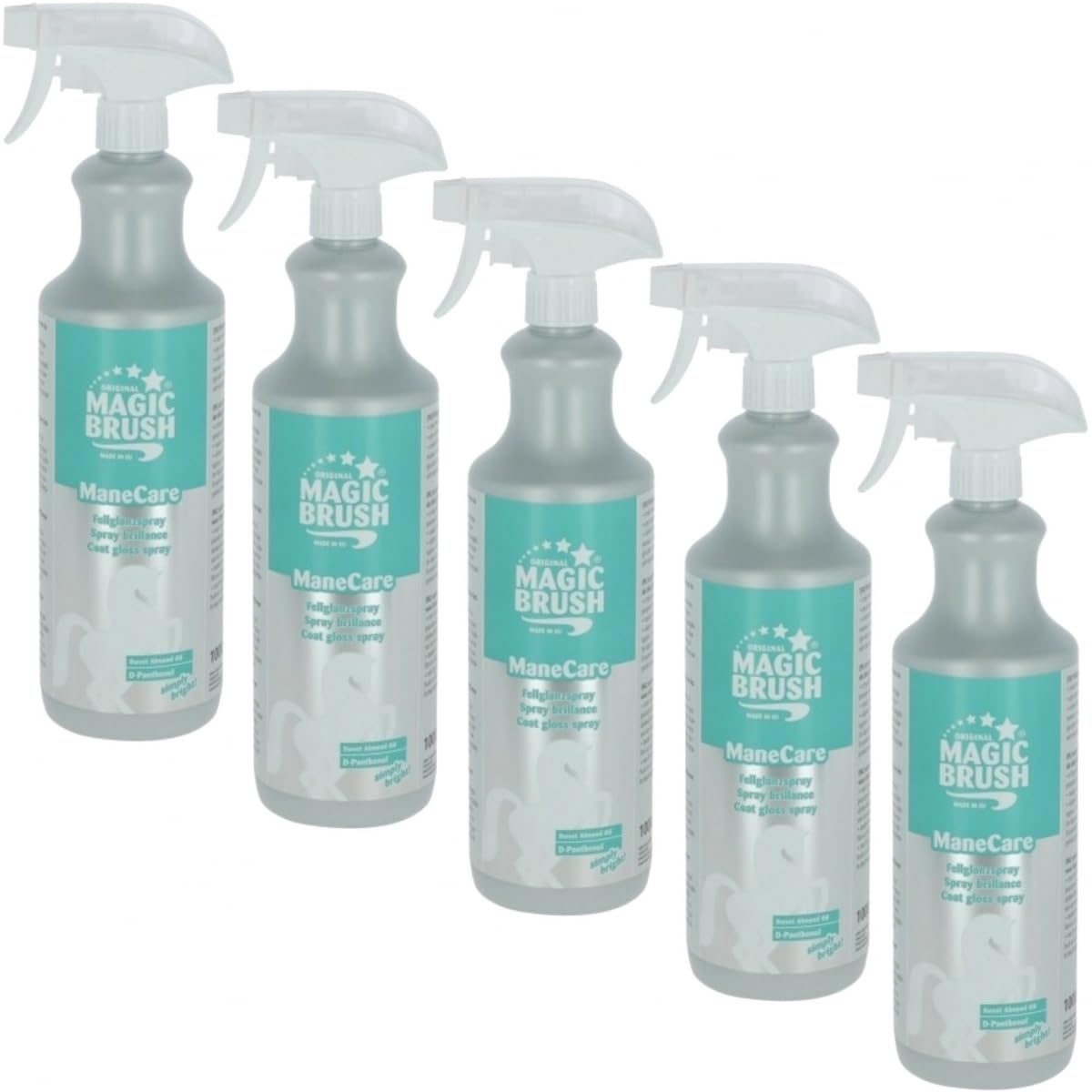 RL24 MagicBrush - Mähnen- & Fellglanzspray ManeCare – 5 x 1000 ml