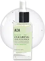 AOA Skin Clearing Sérum Anti-Acne – Sérum de ácido salicílico e retinol para rosto, óleo de melaleuca, esfoliante facial para pele propensa a manchas e limpeza de poros, vegano e livre de crueldade