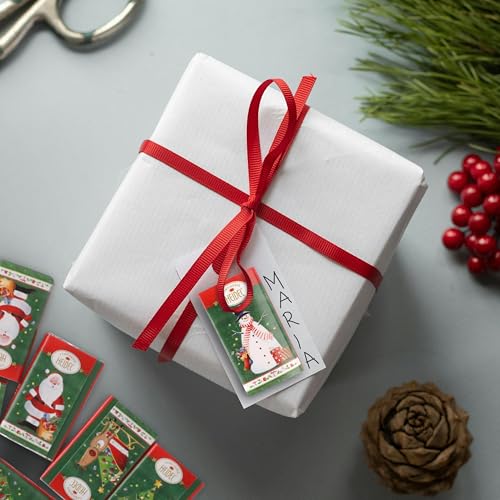 Heidel Napolitains Christmas Time Beutel (240g) – Feinste Vollmilchschokolade mit Nougatcremefüllung – Einzeln Verpackt – Weihnachts-Schokolade in Festlichem Design – Ideal für Geschenke
