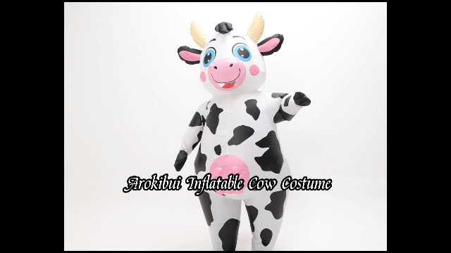 Disfraz Inflable De Vaca Lechera Para Adulto