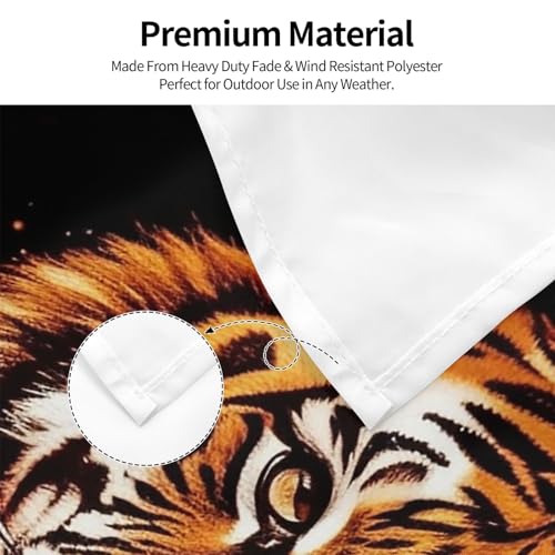 Drapeau pour extérieur robuste 1,2x1,8m double face avec œillets en laiton durables - 5