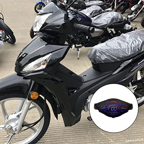 VICASKY Medidor de Motocicleta Velocímetro Digital Velocímetro Da Motocicleta Tacômetro Compatível p