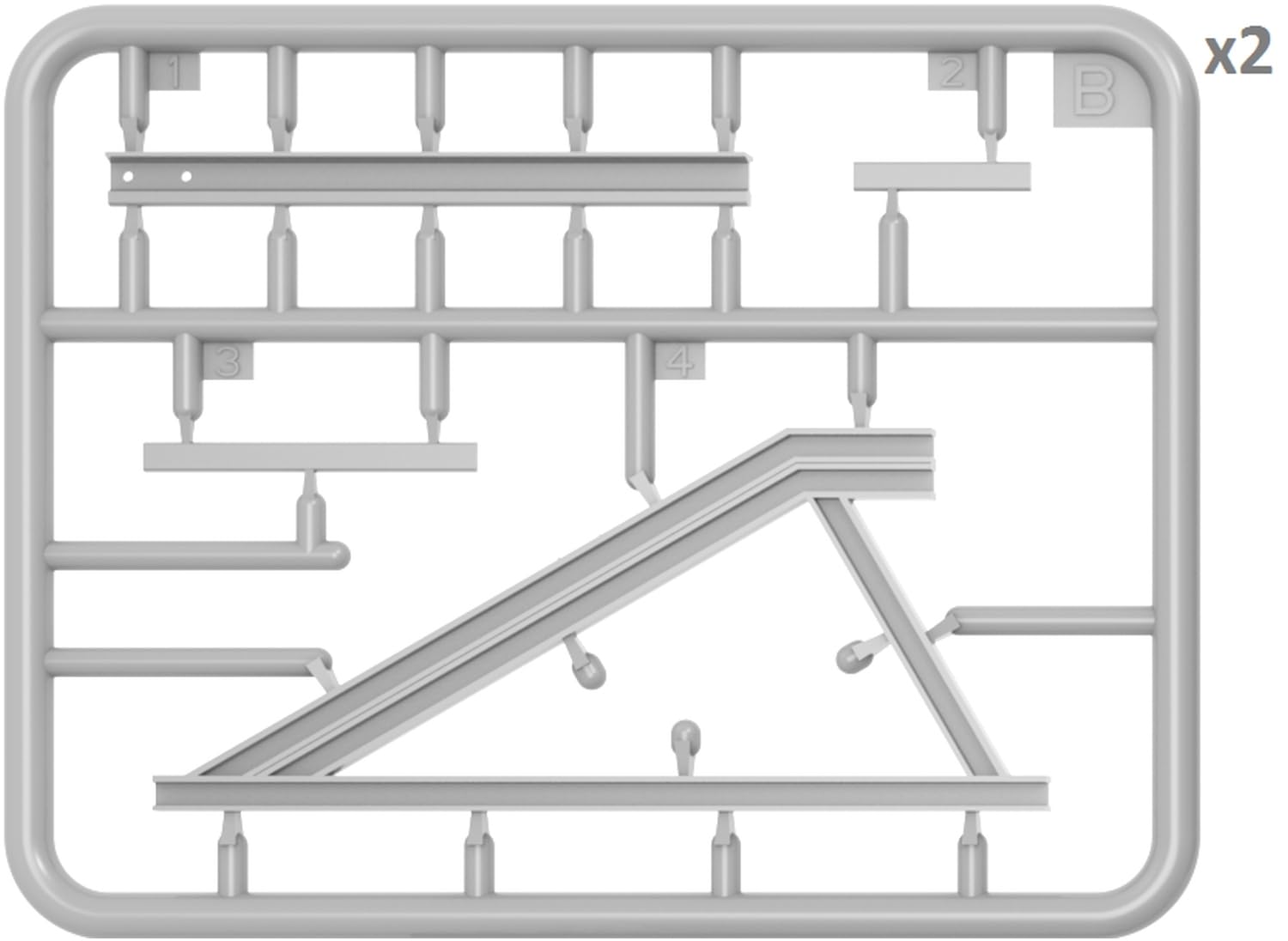 MiniArt MIN35568 35568 - Modellbau Zubehör Railway Track und Dead End European Gauge