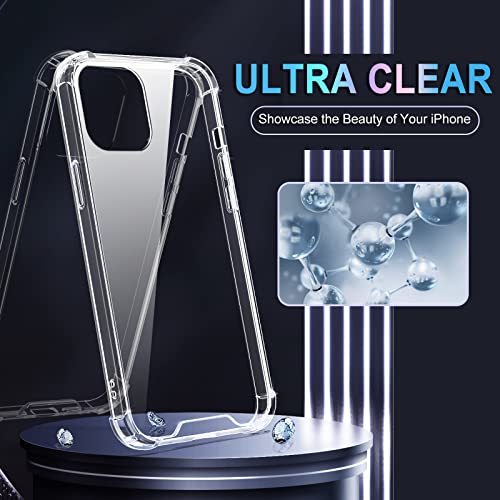 Pepmune For Iphone 12 Pro Max Case [Hard Back] [Shock-Absorption] Four Corner Bumpers Anti-Scratches Protective Apple Iphone 12 Pro Max Phone Case 6.7 Inch Clear #TOP1