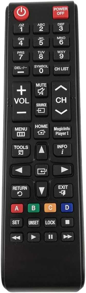 Replacement Remote Control TM1240A BN59-01180A for Samsung DB10D DB22D DB55D DB40D DB32D DB48D LED TV