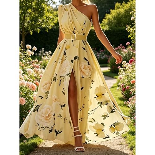 Robe infroissable pour soirée avec impression numérique brillante - 4