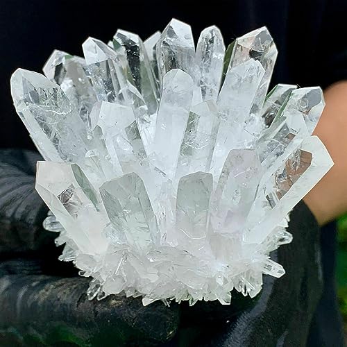 White Cluster de cristal transparent de 200g, une idée cadeau originale et durable - 3