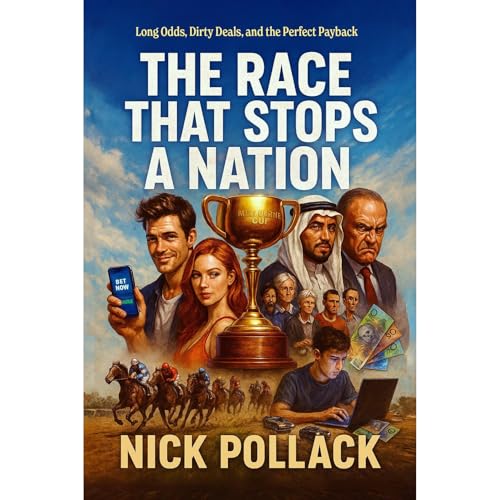 THE RACE THAT STOPS A NATION Audiolibro Por NICK POLLACK arte de portada