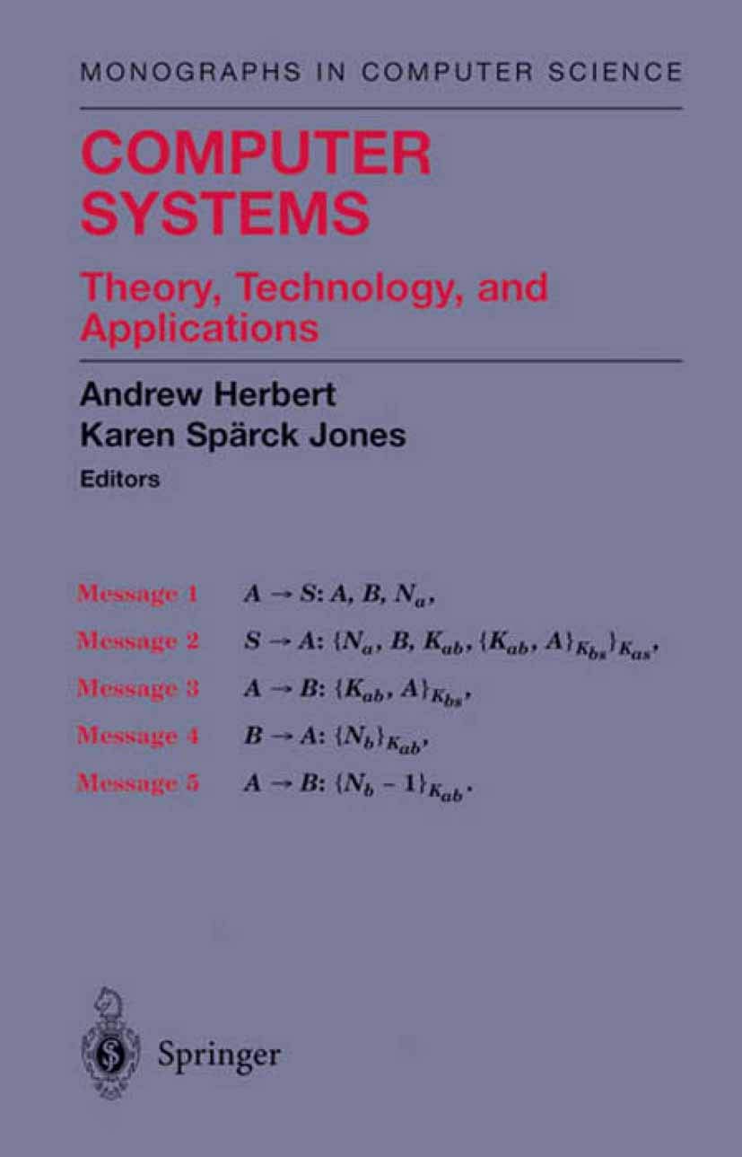 Computer Systems: Theory, Technology, and Applications