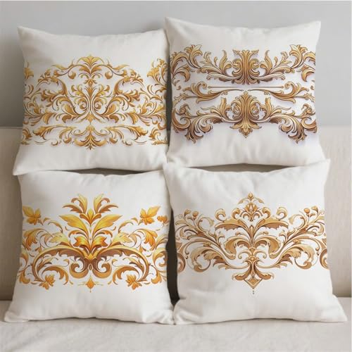 Housse de coussin 45x45 cm avec zip invisible pour protéger et embellir vos salons